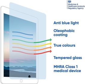 img 3 attached to 📱 Ocushield Anti Blue Light Screen Protector for Apple iPad 9.7"/iPad Air/iPad Air 2/iPad Pro 9.7" (1st Gen) - Blue Light Filter & Eye Protection - Accredited Medical Device - Anti-Glare+