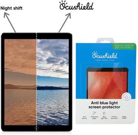 img 2 attached to 📱 Ocushield Anti Blue Light Screen Protector for Apple iPad 9.7"/iPad Air/iPad Air 2/iPad Pro 9.7" (1st Gen) - Blue Light Filter & Eye Protection - Accredited Medical Device - Anti-Glare+