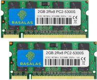 rasalas pc2-5300 ddr2 667 ddr2 4gb kit (2x2gb) ddr2 pc2-5300 ddr2 sodimm pc2-5300s 1" can be translated into russian as: "набор памяти rasalas pc2-5300 ddr2 667 ddr2 4 гб (2x2 гб) ddr2 pc2-5300 ddr2 sodimm pc2-5300s 1". логотип