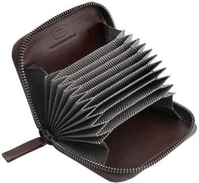 img 4 attached to 🧳 Zippered Genuine Business Men's Accessories from Antica Toscana