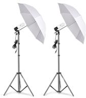 📸 enhance your photography: emart 400w 5500k umbrella lighting kit for studio-quality shots logo