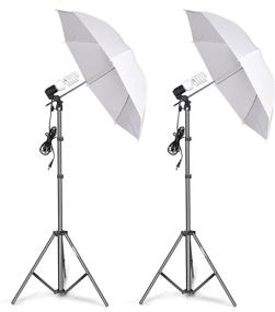 img 4 attached to 📸 Enhance Your Photography: EMART 400W 5500K Umbrella Lighting Kit for Studio-quality Shots