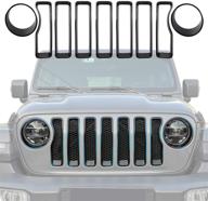 wrangler grille grill insert headlight exterior accessories логотип