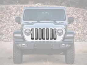 img 2 attached to Wrangler Grille Grill Insert Headlight Exterior Accessories