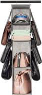 maximize closet space with regeleto purse organizer: 10-pocket storage solution for handbags, purses, and accessories (grey) logo