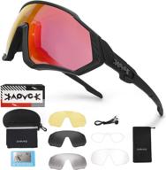 enhance your performance with ytur unisex polarized sports cycling sunglasses: perfect for running, fishing, skiing, golfing, and driving! logo