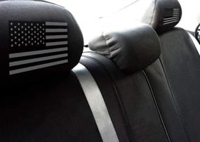 img 3 attached to Yupbizauto American Print Covers Headrest