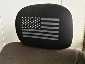 img 1 attached to Yupbizauto American Print Covers Headrest