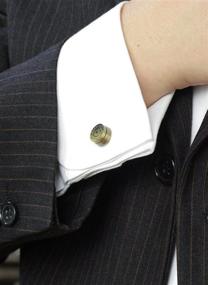 img 1 attached to Classy Salutto Mens Bullet Cufflink Gift: Elevate Your Style!
