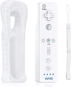 img 4 attached to 🎮 VOYEE Wii Remote Controller - Wireless, 3-axis Motion Plus, for Nintendo Wii/Wii U with Silicone Case and Wrist Strap (White)