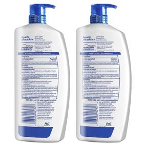 img 3 attached to 🍏 Head and Shoulders Green Apple Shampoo, 32.1 fl oz, Twin Pack - Anti Dandruff Treatment & Scalp Care