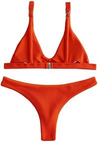 img 2 attached to ZAFUL Swimsuit: Flaunt Your Style with Revealing 👙 Brazilian Bikinis and Women's Clothing for Swimsuits and Cover Ups