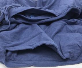 img 2 attached to Andrew Scott Cotton Drawstring Charcoal Men's Clothing for Sleep & Lounge