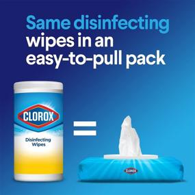 img 2 attached to 🍋 Clorox Disinfecting Wipes, Crisp Lemon - 75 Wipes (31404): Powerful Germ-Killing & Cleaning Solution with Variants!