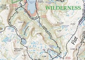 img 1 attached to Flat Tops Wilderness Colorado Topographic