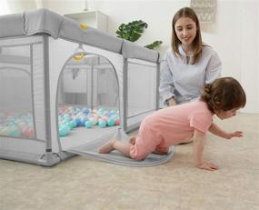 img 1 attached to 🏠 Portable Kids' Home Store Playpen Activity Pack
