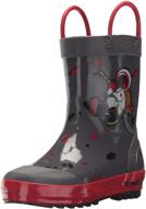 камыш unisex-child orbit rain boot: водонепроницаемая защита для детей логотип