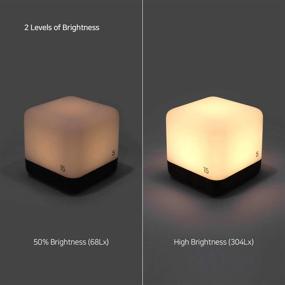 img 1 attached to 🕒 Enhance Time Management with Mooas Rechargeable Timer LED Nightlight - 5, 15, 30, and 60 Minutes Timer for Kids and Adults - Stylish Light Brown Design