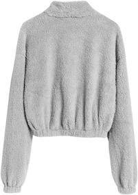 img 3 attached to ZAFUL Womens Sleeve Pullover Sweatshirt