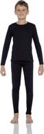 stay warm in extreme cold with rocky thermal underwear set - boys' ❄️ thermal long johns shirt & pants, base layer with leggings/bottoms for skiing and outdoor activities logo