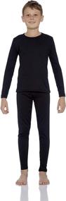 img 4 attached to Stay Warm in Extreme Cold with Rocky Thermal Underwear Set - Boys' ❄️ Thermal Long Johns Shirt & Pants, Base Layer with Leggings/Bottoms for Skiing and Outdoor Activities