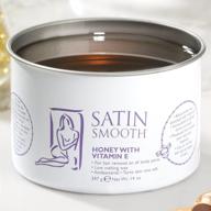 🍯 satin smooth honey wax with vitamin e: high-quality 14 ounce honey wax for smooth & nourished skin logo