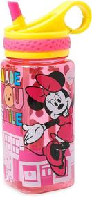 img 1 attached to 💧 Minnie Mouse Water Bottle with Convenient Built-In Straw by Disney