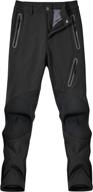 willit women's fleece-lined hiking pants: waterproof softshell snow pants for cold weather winter adventures logo