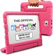 🎒 cooper dynamo rugged kids case for samsung tab a 10.1 (2016) - ultimate protection for kid-friendly tablet use, pink logo