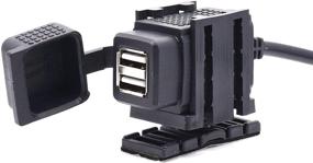 img 1 attached to 🔌 Cllena Hella DIN Plug: Dual USB Charger for Phone, iPhone, iPads, GPS, SatNav