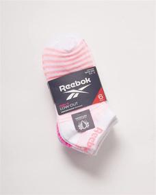 img 3 attached to Reebok Girls' Lightweight Comfort Low Cut Athletic Socks - 6 Pack