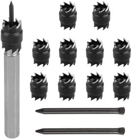 img 4 attached to 🛠️ Efficient Rotary Spot Weld Cutter Set: 13-pack, Double-Sided, 3/8" HSS Remover Drill Bits for Power Drill Spot Welding, Hex Sheet Metal Hole Cutter