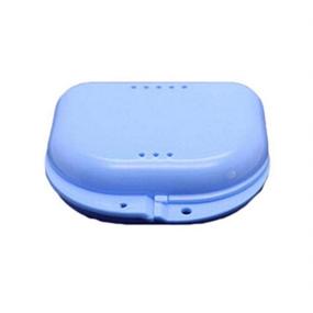 img 2 attached to 💙 Blue Dental Orthodontic Retainer Mouthguard Dentures Case Box - Optimize Your Dental Care