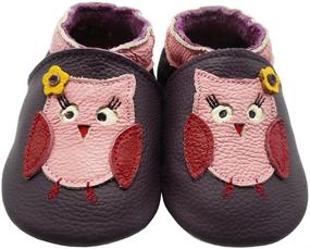 img 3 attached to 👣 YIHAKIDS Soft Sole Baby Shoes: Premium Leather Moccasins Slippers for Infants & Toddlers - Unisex, 0-36 Months