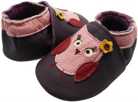 img 2 attached to 👣 YIHAKIDS Soft Sole Baby Shoes: Premium Leather Moccasins Slippers for Infants & Toddlers - Unisex, 0-36 Months