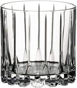 img 3 attached to 🍸 Riedel Drink Specific Glassware Rocks Glass Set, 9 oz Capacity, 2 Pieces, Clear
