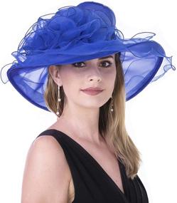 img 4 attached to Lucky Leaf Kentucky Bowknot RoyalBlue Women's Accessories and Special Occasion Accessories