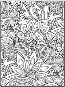 img 2 attached to 🎨 Stress-Relieving Zen Doodle Coloring Book for Adults - 24 Pages