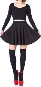 img 3 attached to 👗 Dani's Choice Flouncy High-Waist A-Line Skater Mini Skirt - Perfect for Dance Parties and Casuals