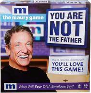 👶 the maury game: you are not the father - hilarious adult party game for 18+ with game board and cards logo