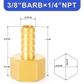 img 3 attached to 💨 Tailonz Pneumatic Fitting Connector Pipe (10Pcs): Streamline Your Pneumatic Systems