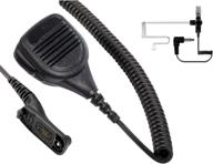 v&l noise reduction shoulder microphone with 3.5mm earpiece - compatible with motorola radios apx4000, apx6000, apx7000, xpr6350, xpr6550, xpr7350, xpr7550 (apx 4000, 6000, 7000, xpr 7550, 7350, 6550) логотип