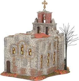img 1 attached to 🏚️ Department 56 Snow Village Halloween Lit Building - Day of The Dead Church, 10.75 Inch, Multicolor