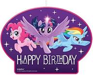 🎂 my little pony friendship collection: mini molded cake candles for birthday celebrations логотип