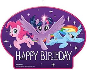 img 1 attached to 🎂 My Little Pony Friendship Collection: Mini Molded Cake Candles for Birthday Celebrations