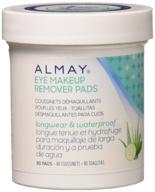 almay longwear & waterproof eye makeup remover pads: 80-count gentle cleansing for all-day wear logo
