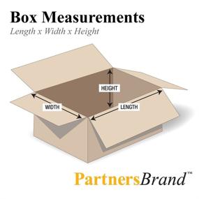 img 3 attached to 📦 Partners Brand P161212 Corrugated Boxes: Durable & Versatile Packaging Solution for Safe Shipping