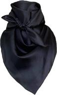🧣 черный однотонный шарф от wyoming traders логотип