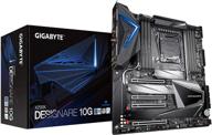 💻 материнская плата gigabyte x299x aorus designare 10g - intel/x299/xl-atx/12 фазный цифровой vrm/тепловой радиатор fins-array/два порта thunderbolt 3/wifi 6/двойной intel 10g lan/aorus gen 4 aic адаптер/материнская плата логотип