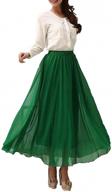 👗 afibi women's chiffon vintage medium clothing and skirts for women logo